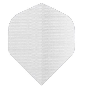 Designa standard dart flights no2 med stof rib i hvid